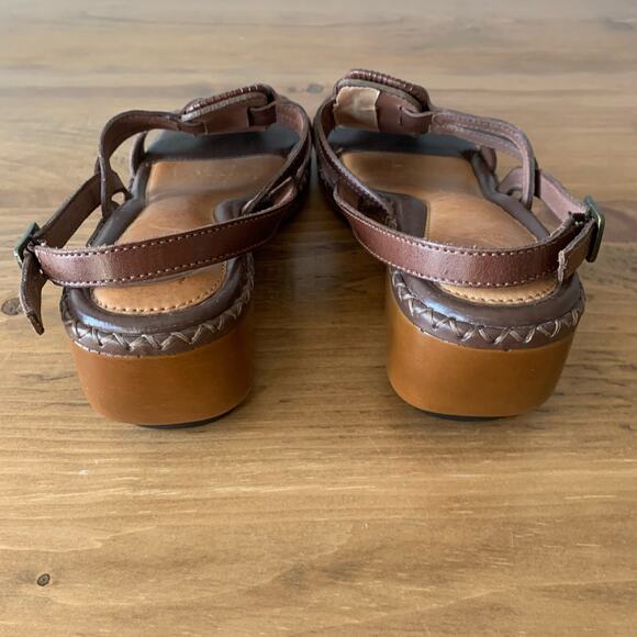 Nurture Sandals Brown Women's Size 8M Open Toe Sling Back - Picture 5 of 11